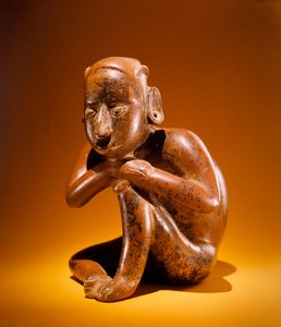 Seated figure, Colima Culture by Pre Columbian Pre Columbian